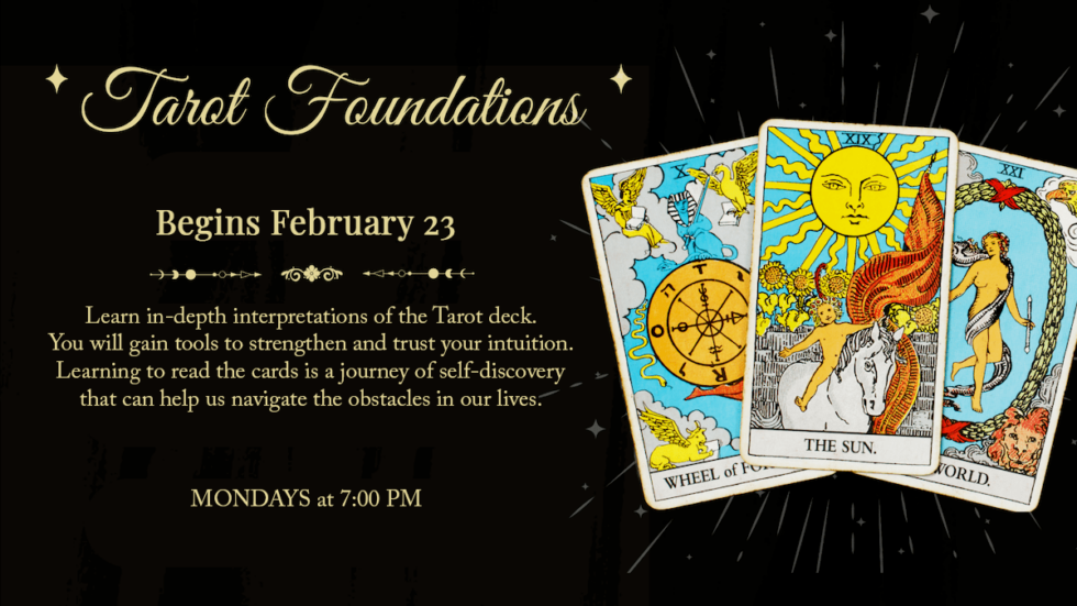 Tarot Foundations | The Metaphysical Center of New Jersey